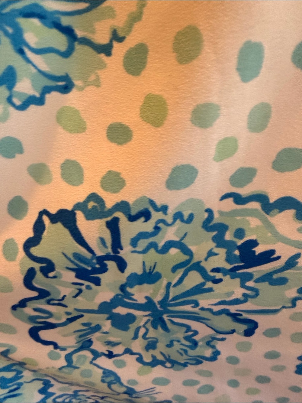 Lilly Pulitzer White Halter Maxi Dress with Blue Floral Print - Picture 5 of 7